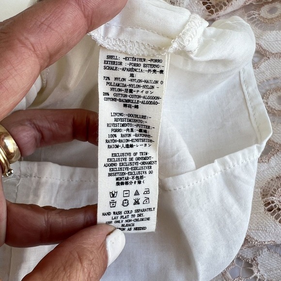 Free People Just Like Honey Lace Dress Handkerchief Hem Blush Pink Size 0 EUC - Picture 8 of 11